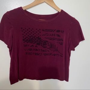 AEO Wear America Crop Top Size XS